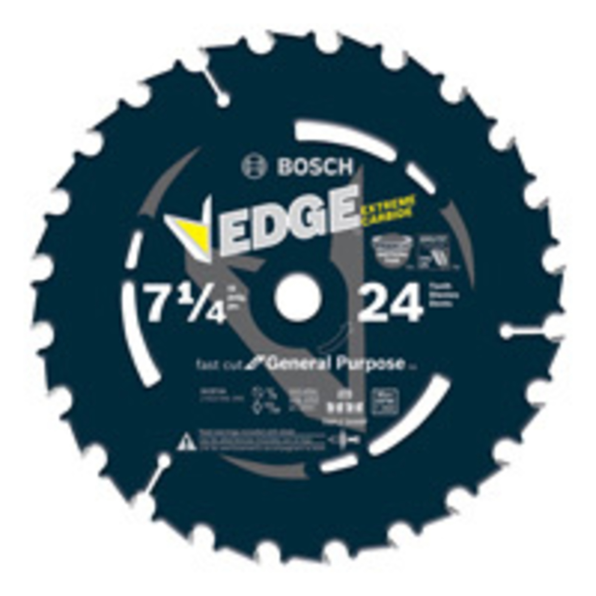 Bosch Edge Circular Saw Blade — 7 1/4in., 24 Tooth, For Framing, Model# DCB724